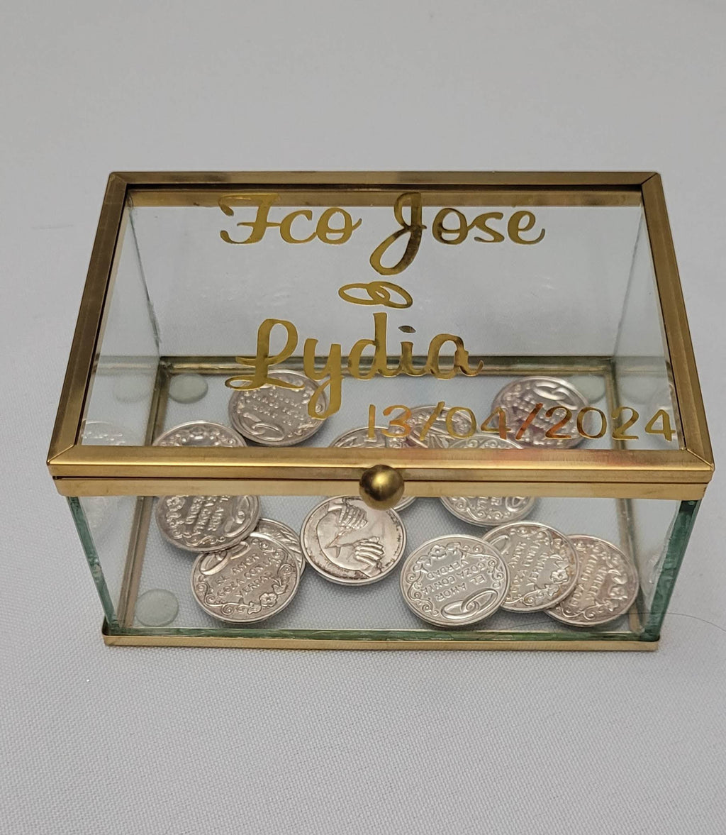 Cajita arras o porta alianzas