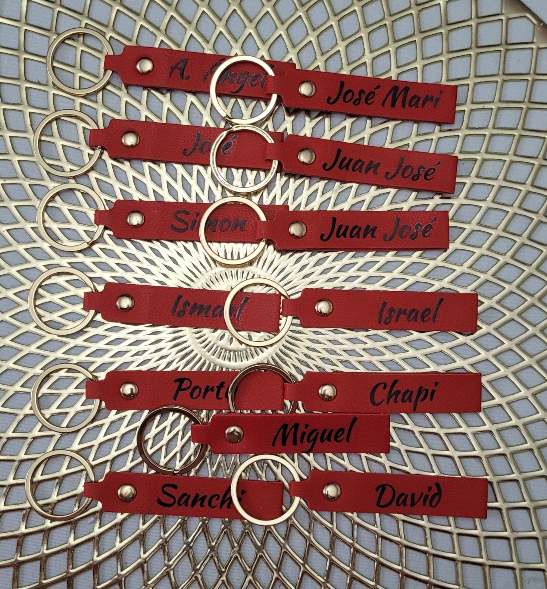 Llaveros ecopiel grabados a laser