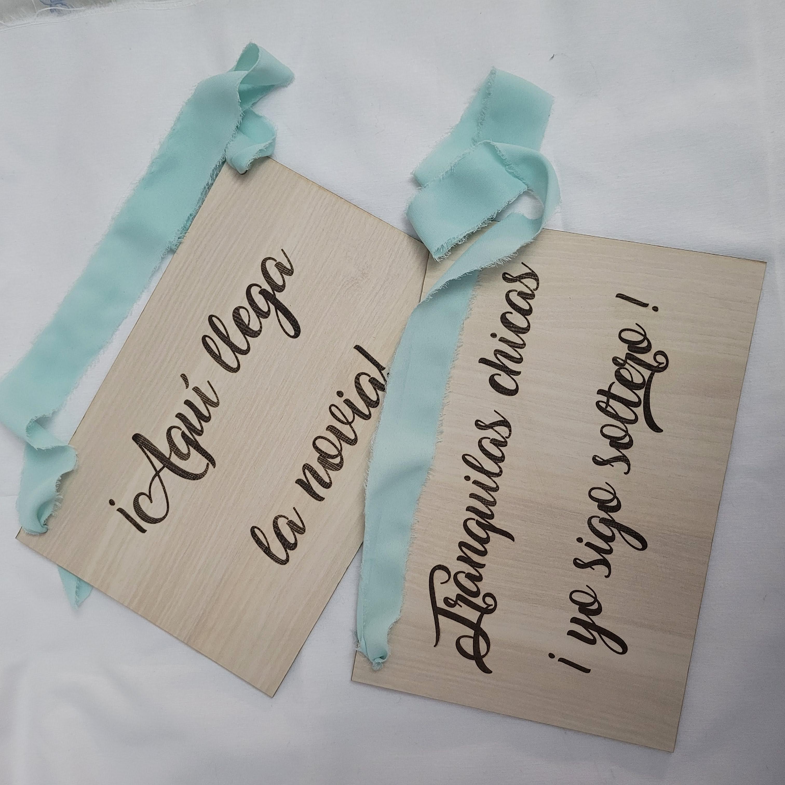 Cartel para pajes de bodas