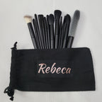 bolsita personalizada con 13 brochas