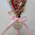 Ramo flores preservadas con chapa personalizada