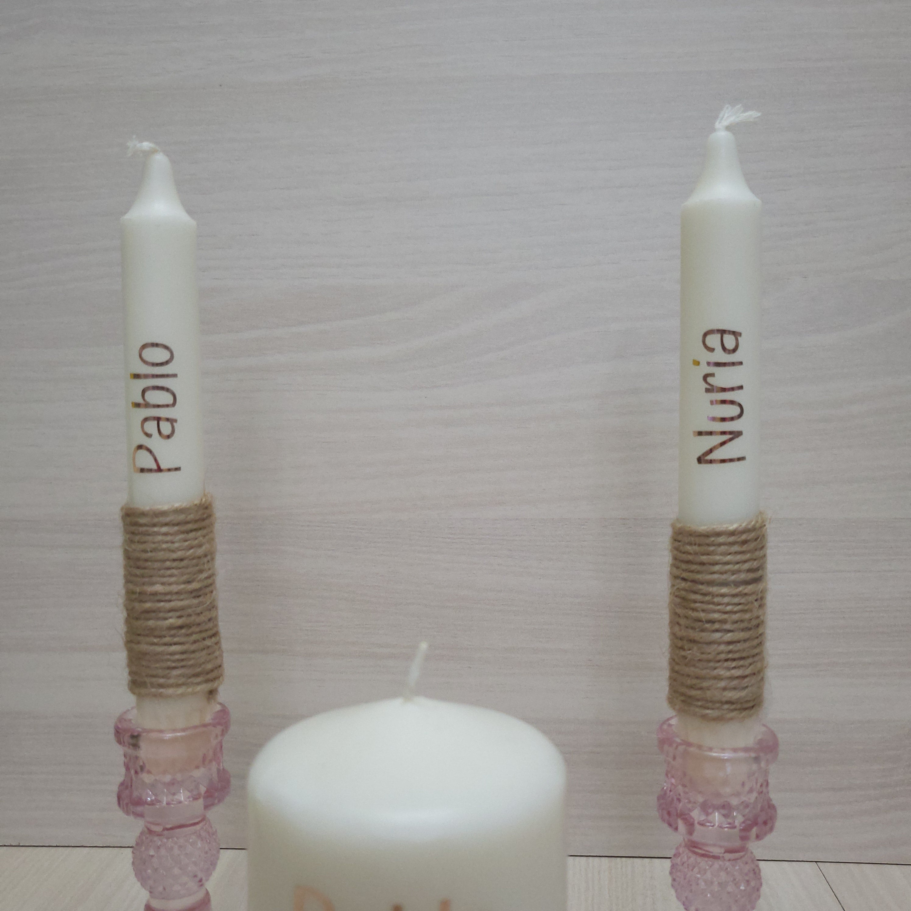 Ritual de la Luz para Boda Personalizado | Velas Personalizadas | nelu.dreams