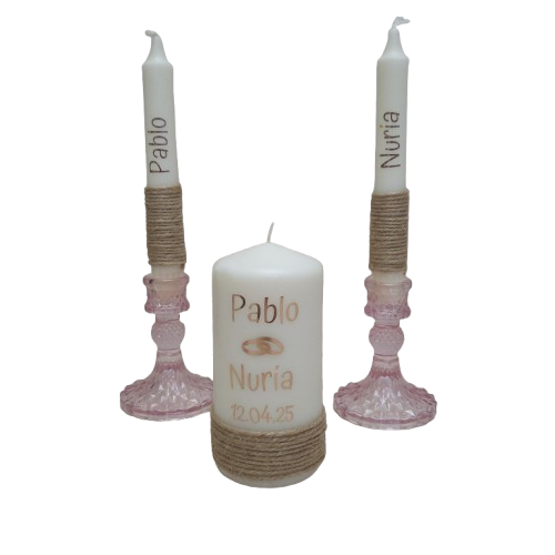 Ritual de la Luz para Boda Personalizado | Velas Personalizadas | nelu.dreams