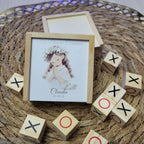 Tres en Raya Personalizado en Madera  Modelo niña comunión 2 – Un Recuerdo para Siempre