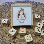 Tres en Raya Personalizado en Madera  Modelo niña comunión 1 – Un Recuerdo para Siempre