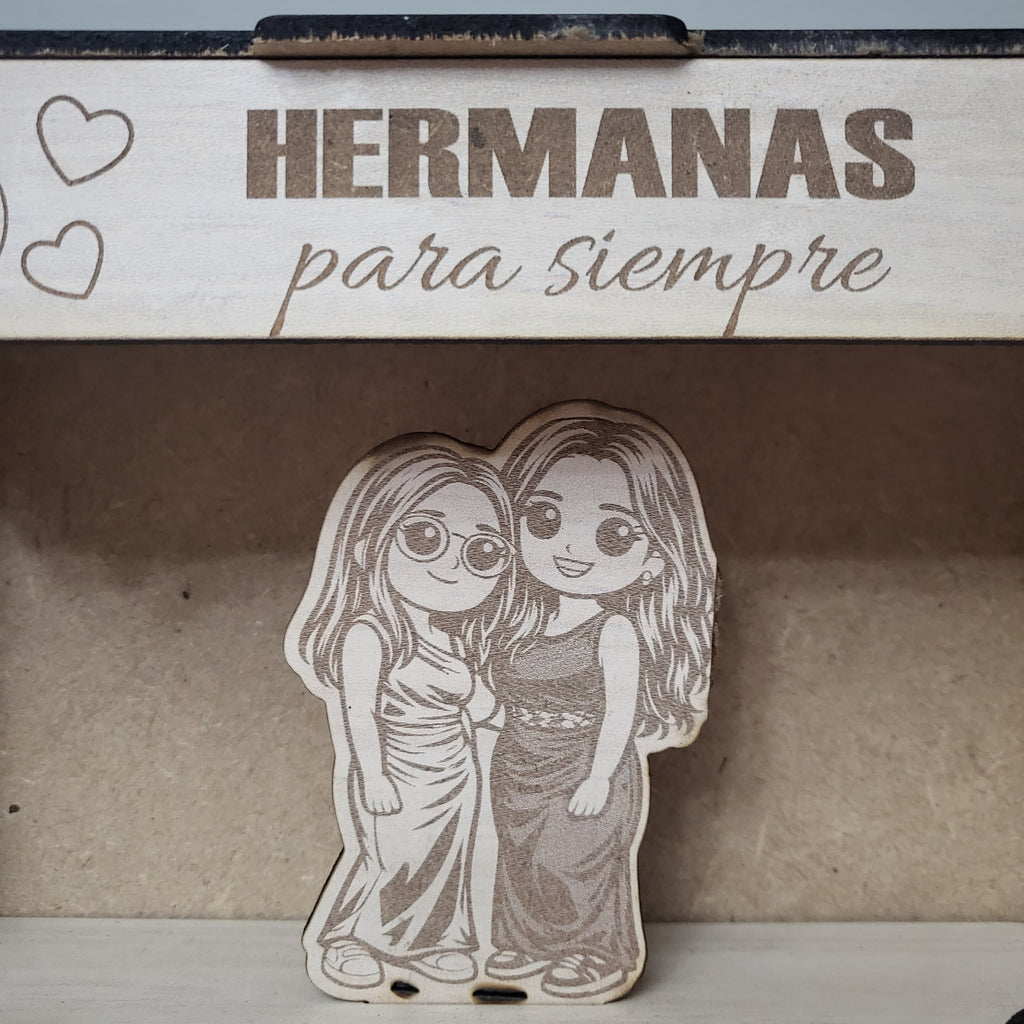 🌟 Caja Funko Personalizada de Madera – Regalo Único para Bodas, Comuniones y Eventos