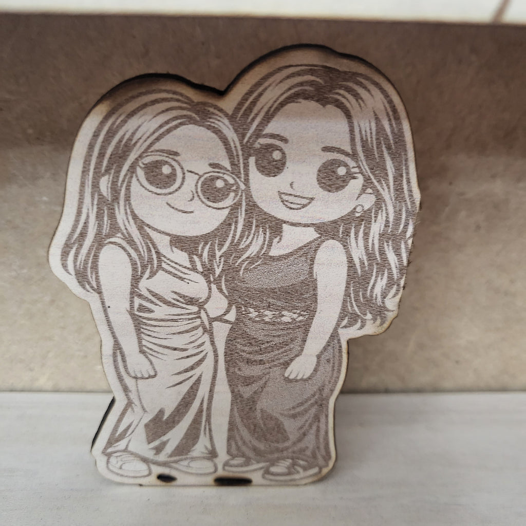 🌟 Caja Funko Personalizada de Madera – Regalo Único para Bodas, Comuniones y Eventos