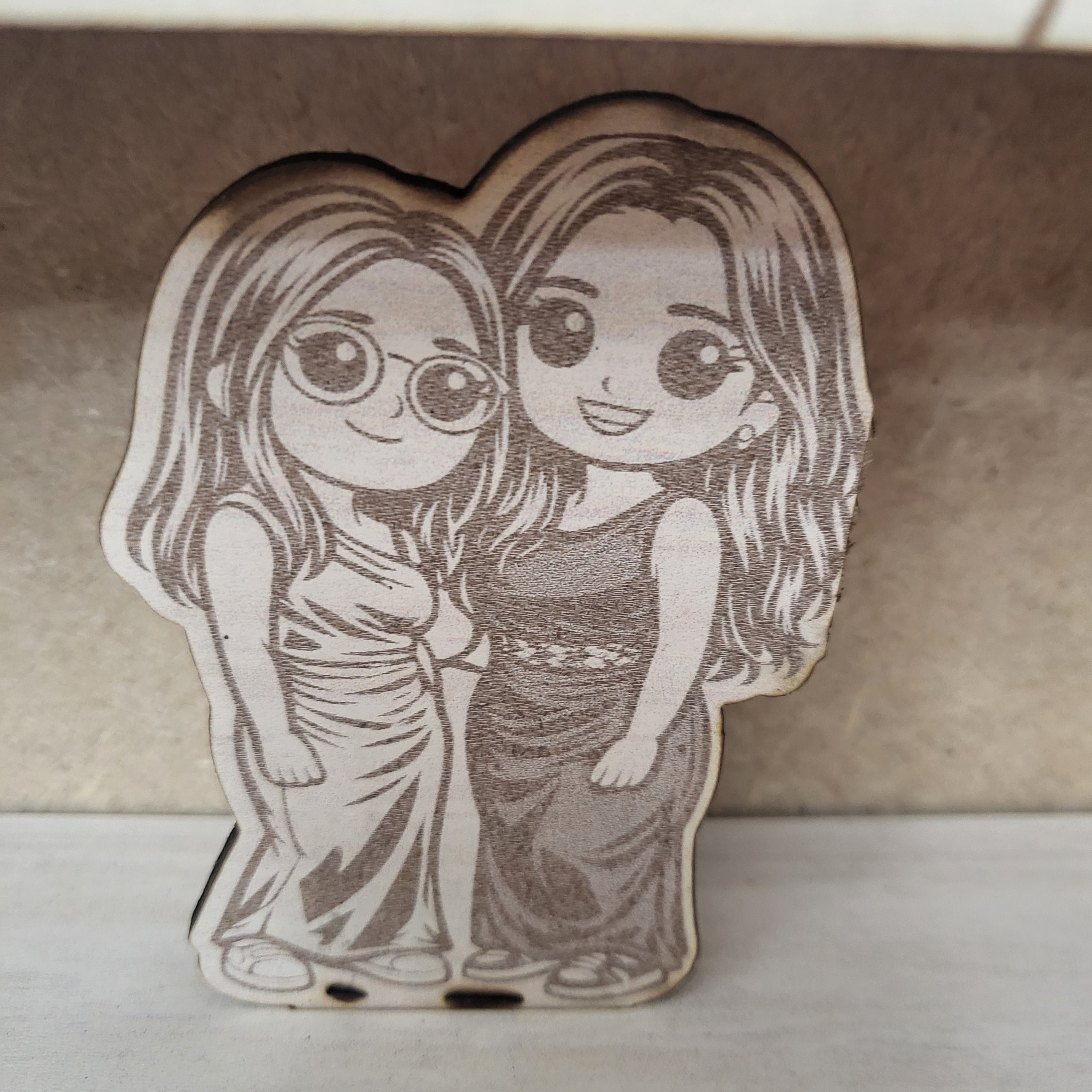 🌟 Caja Funko Personalizada de Madera – Regalo Único para Bodas, Comuniones y Eventos