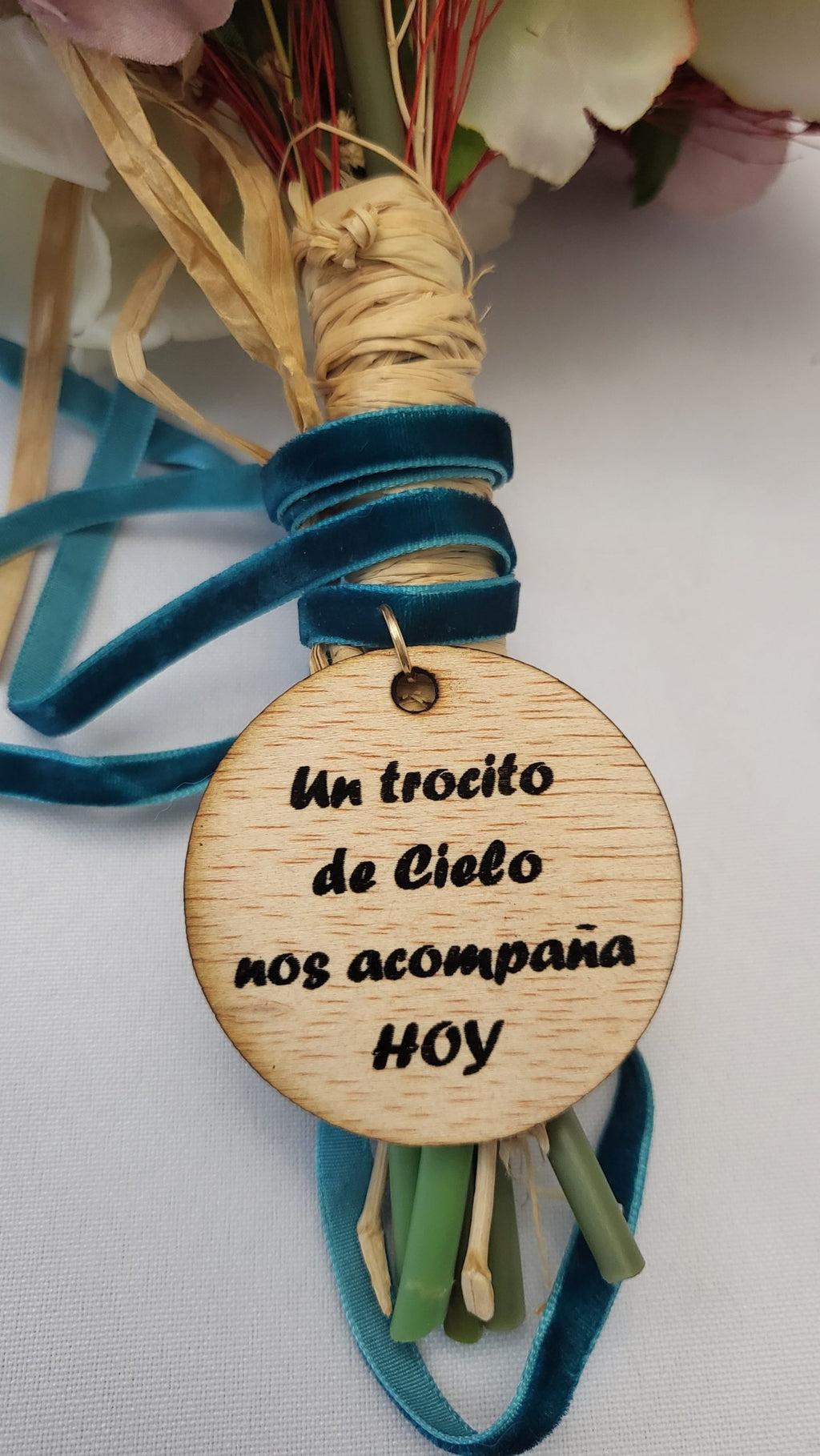 Chapa de madera para ramo