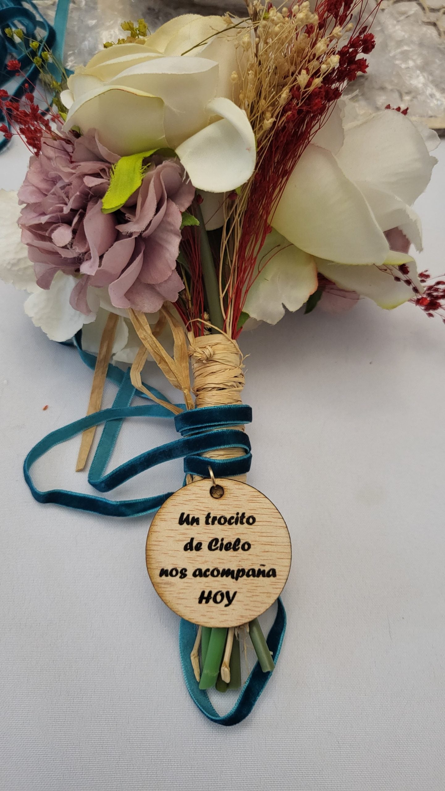 Chapa de madera para ramo