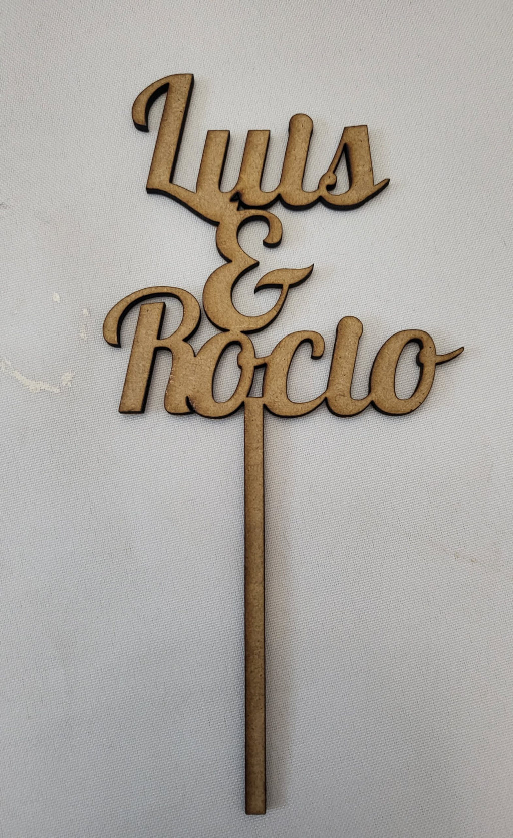 Topper para tarta boda