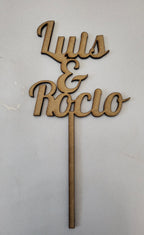 Topper para tarta boda
