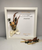 Cuadro flores preservadas "modelo otoñal"