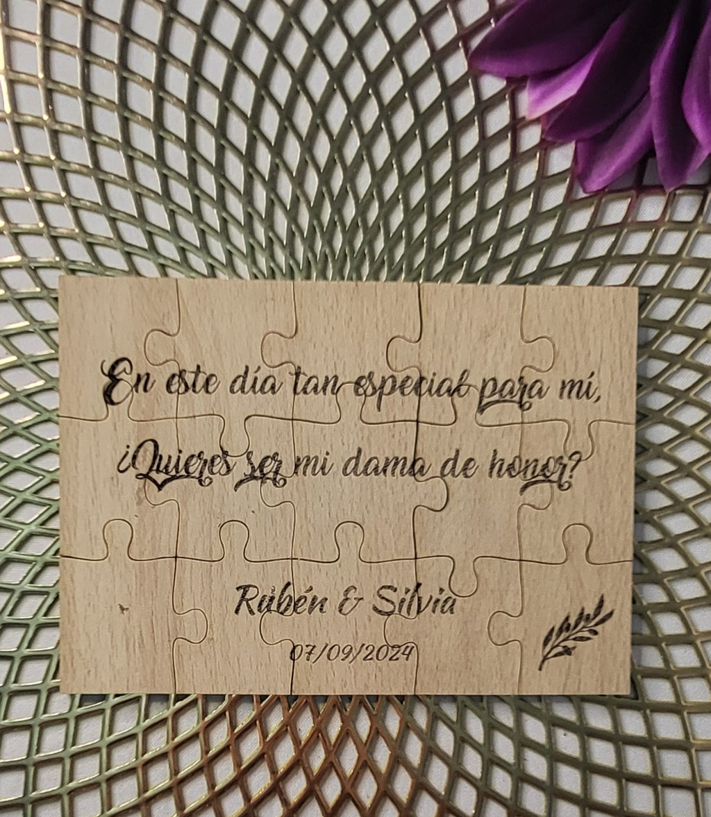 Puzles para damas de honor