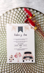 Invitación modelo rolls-royce