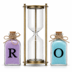 Reloj Pequeño de Arena Personalizado para Boda con 2 Frascas | Ritual de Arena