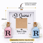 Ritual de arena para bodas personalizado Si Quiero