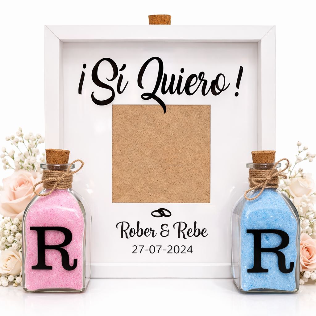 Ritual de arena para bodas personalizado Si Quiero