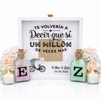 Ritual de arena para bodas personalizado Te volvería a decir que si