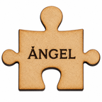 Marcasitios Puzzle Personalizado con Nombre para Bodas y Comuniones