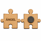 Marcasitios Puzzle Personalizado con Nombre para Bodas y Comuniones