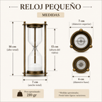 Reloj Pequeño de Arena Personalizado para Boda con 2 Frascas | Ritual de Arena