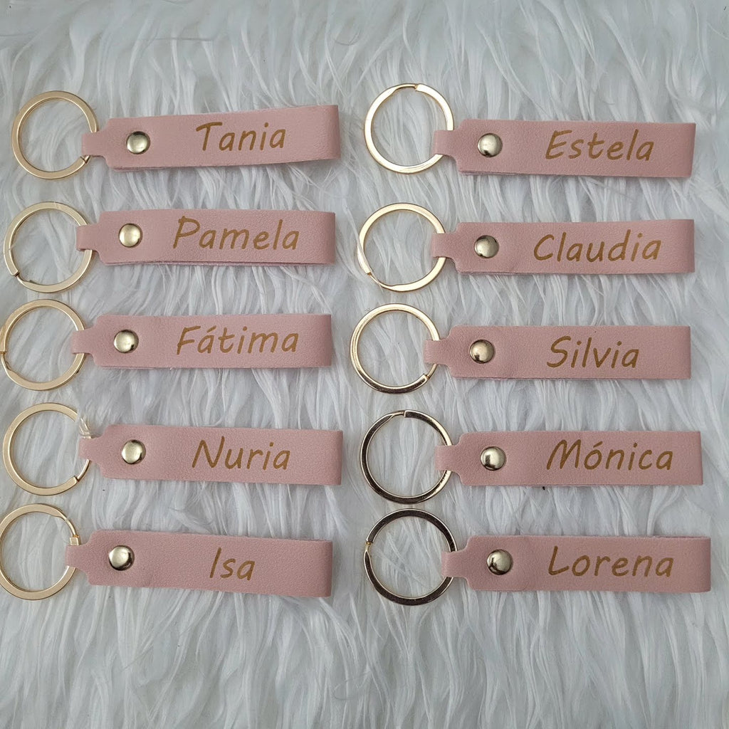 Llaveros ecopiel grabados a laser