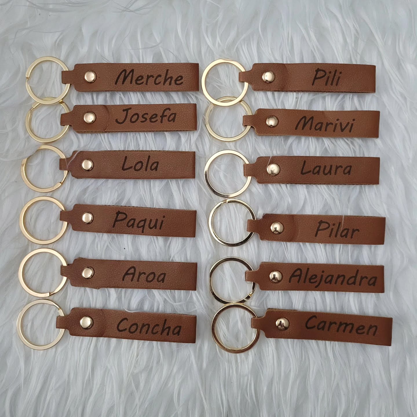 Llaveros ecopiel grabados a laser