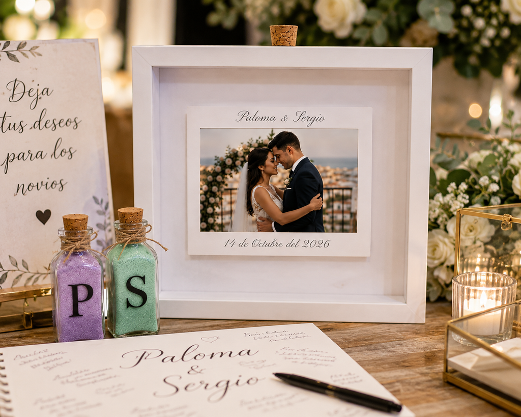 Ritual de arena para bodas personalizado