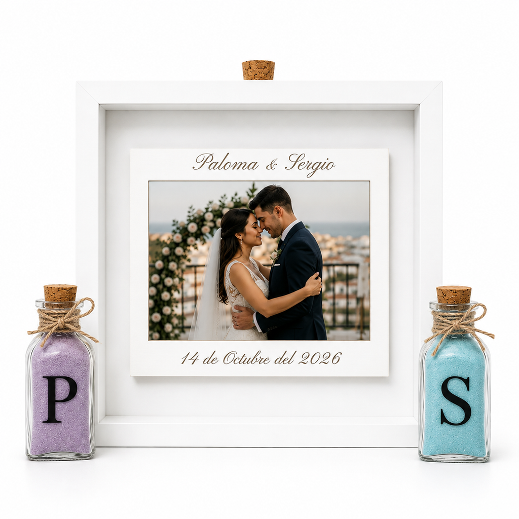 Ritual de arena para bodas personalizado