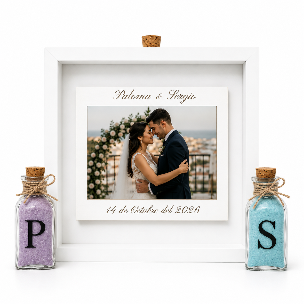 Ritual de arena para bodas personalizado