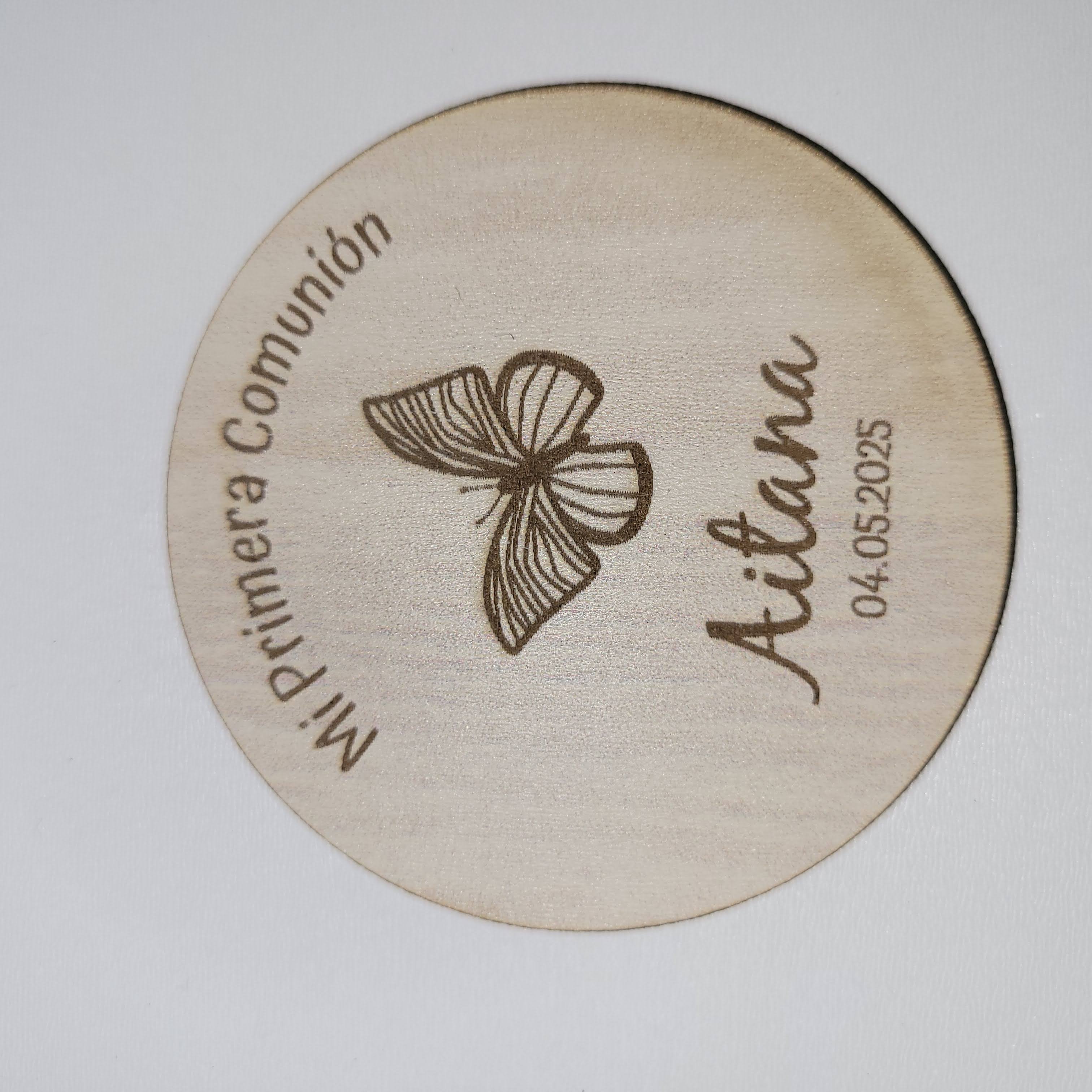 Corta pizza personalizado para comuniones