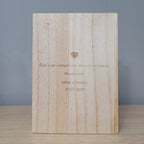 Foto libro personalizado grabado a laser